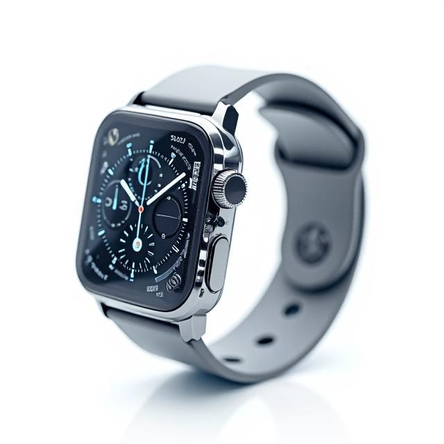 Exploded smartwatch view